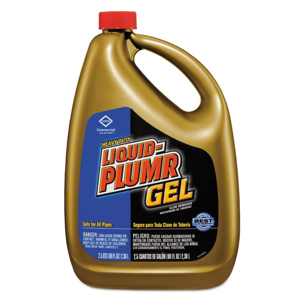Liquid+Plumr%c2%ae+Heavy-Duty+Clog+Remover%2c+Gel%2c+80oz+Bottle%2c+6%2fCarton++