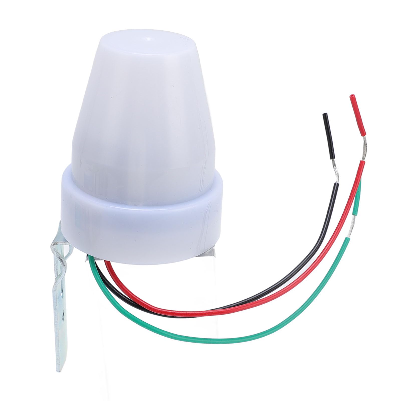 Photocell Sensor with Light Control Switch, Automatic Dusk to Dawn, IP33 Outdoor Lighting Sensor for Garden, Pathway, Barn Lights (AC100-240V)