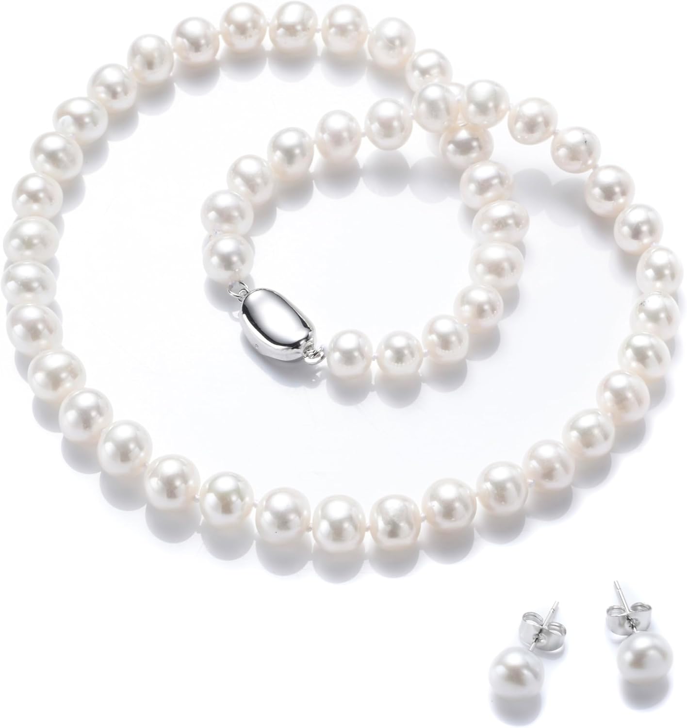 Amazon | 【つやたまうるる】パールネックレス 本真珠 ネックレス