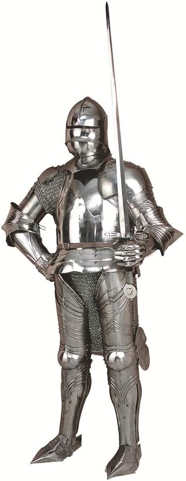 NauticalMart Gothic Full Suit of Armor Complete Wearable Armour Sport Costume
