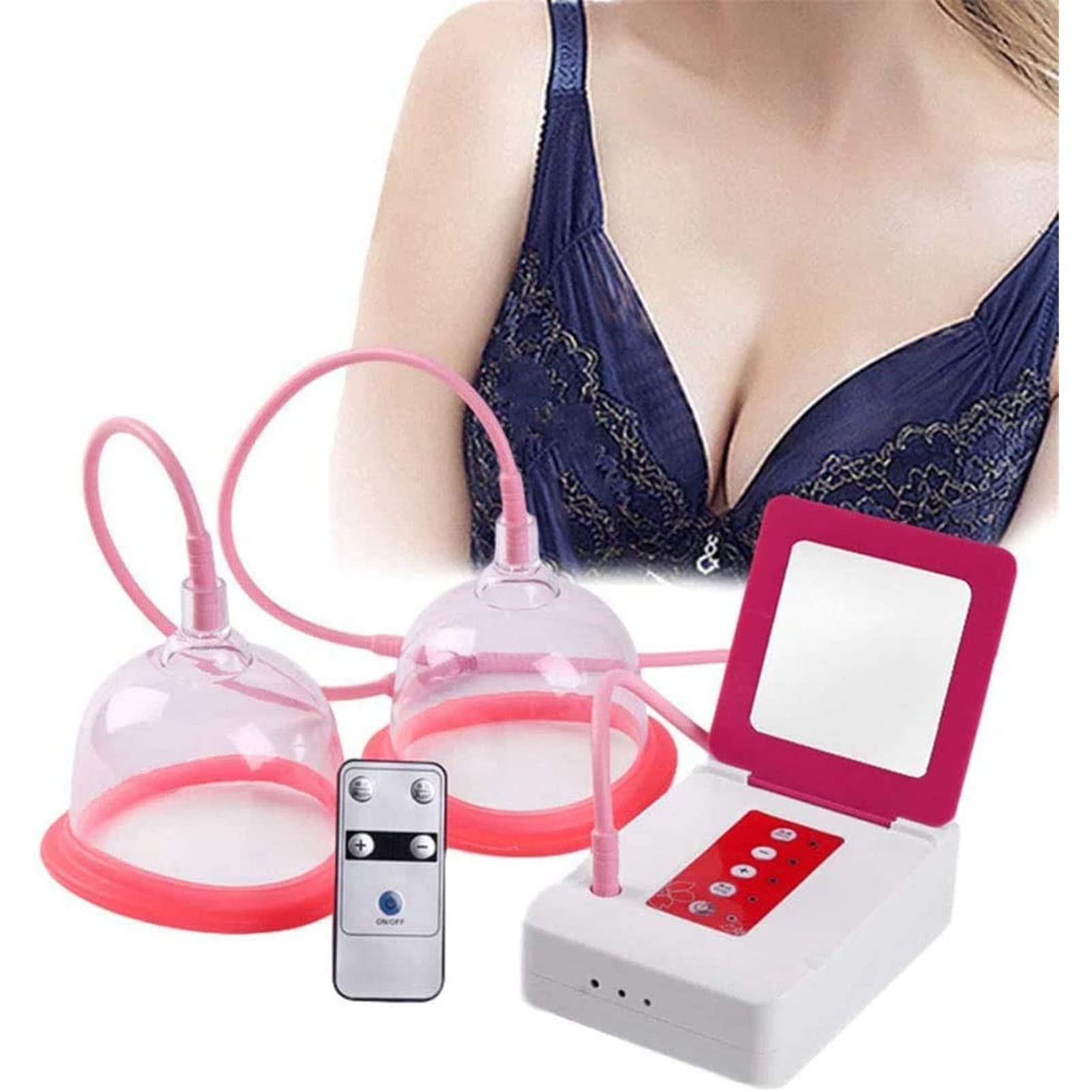 GNbow Chest Massager Device, Breast Enlargement Massager for Promote Breast Development Home Breast Care Device, Chest Massager Device Improves Breast Secretion Enlargement Breast