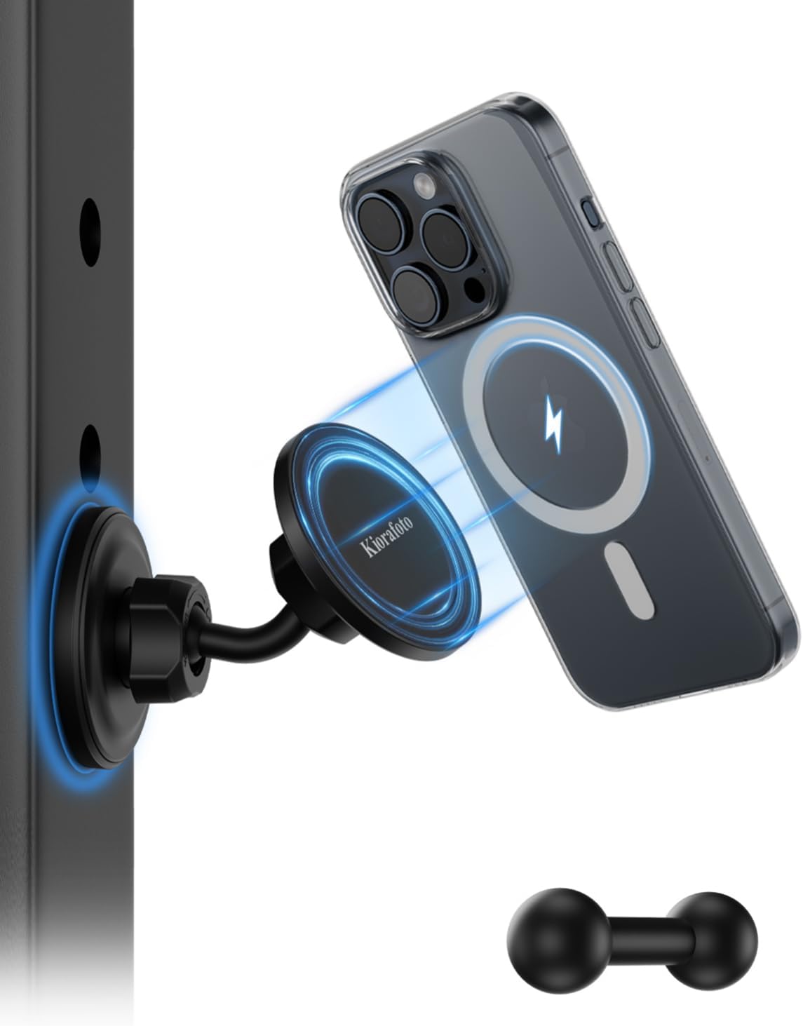 Gym Magnetic Phone Holder for MagSafe, Dual Magnetic Phone Mount Gym Phone Holder Magnet with Double Ball Head Locking Angle Compatible with iPhone 16 15 14 13 12 Pro Max,Mag-Safe Case & All Phones Gym Magnetic Phone Holder for MagSafe, Dual Magnetic Phone Mount Gym Phone Holder Magnet with Double Ball Head Locking Angle Compatible with iPhone 16 15 14 13 12 Pro Max,Mag-Safe Case & All Phones