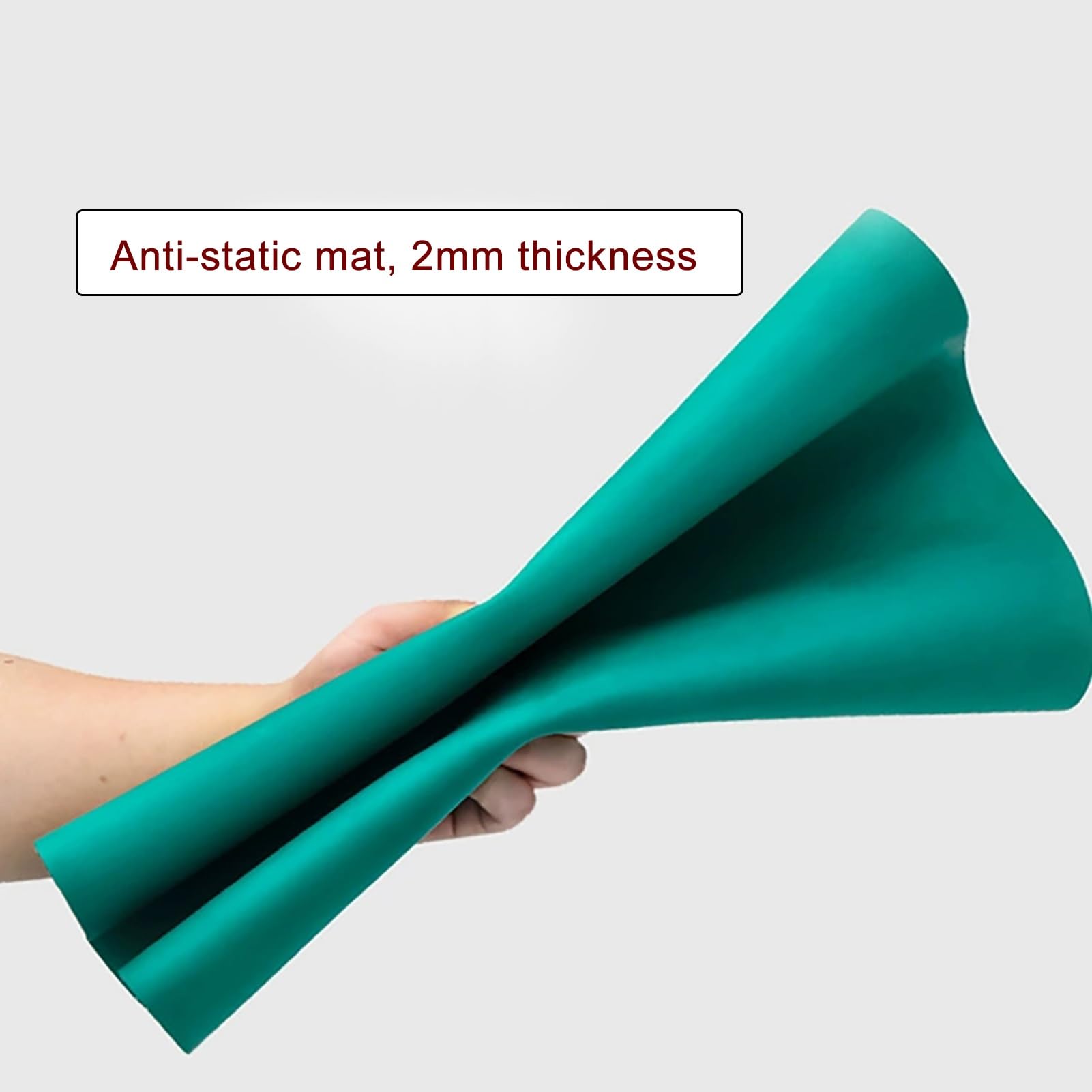 Rouleau de tapis en caoutchouc anti-statique, résistant aux hautes températures pour l'entretien des circuits et des tablettes, tapis de table de laboratoire durable (40 x 1000 cm)