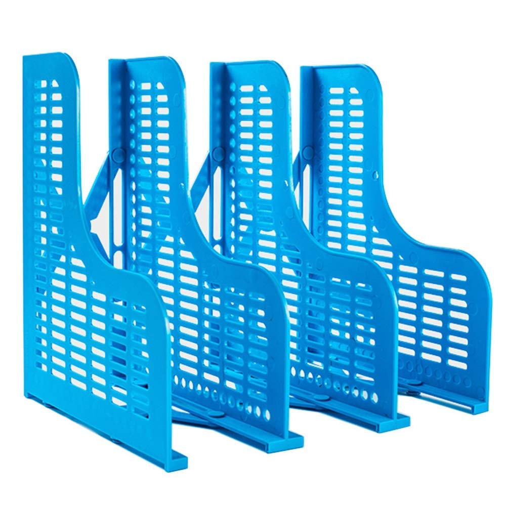 KEKEYANG Scalable Large Multi-function File Bar Desktop Storage Rack Vertical File Rack Office Letter Trays & Stacking Supports Office