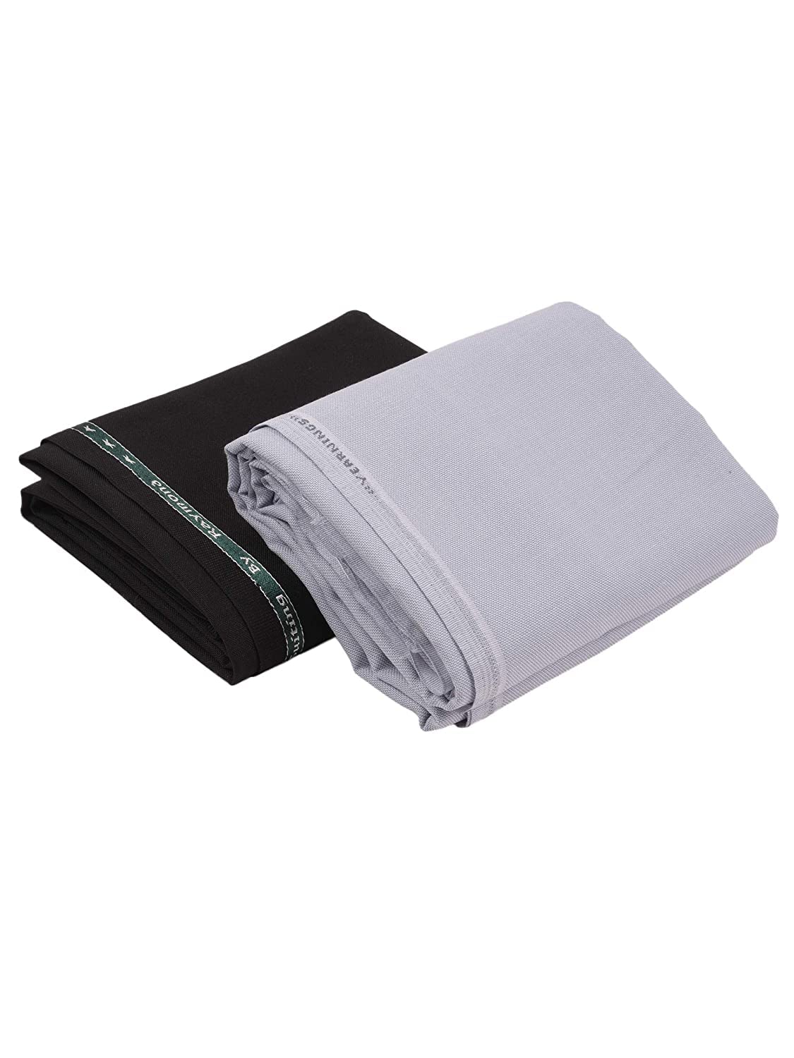 raymond fabrics Raymond Trouser Shirt Fabric Combo Box (Unstitched, All Weather Fabric, Black Pant + Grey Shirt)-picture-44