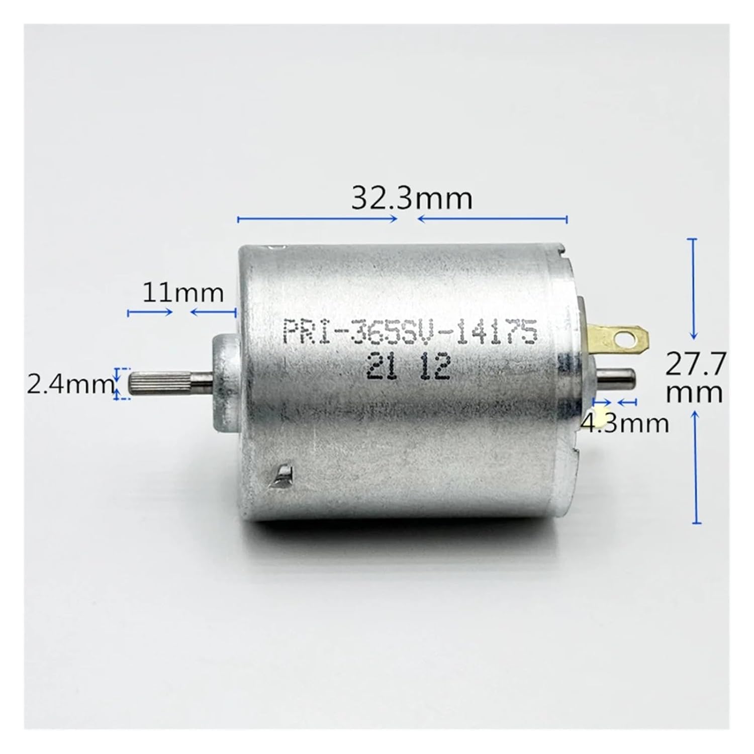 CZMDKEXM PRI-365SV-14175 DC 電子スターター 6V 12V 24V 10500RPM カーボンブラシ 小型