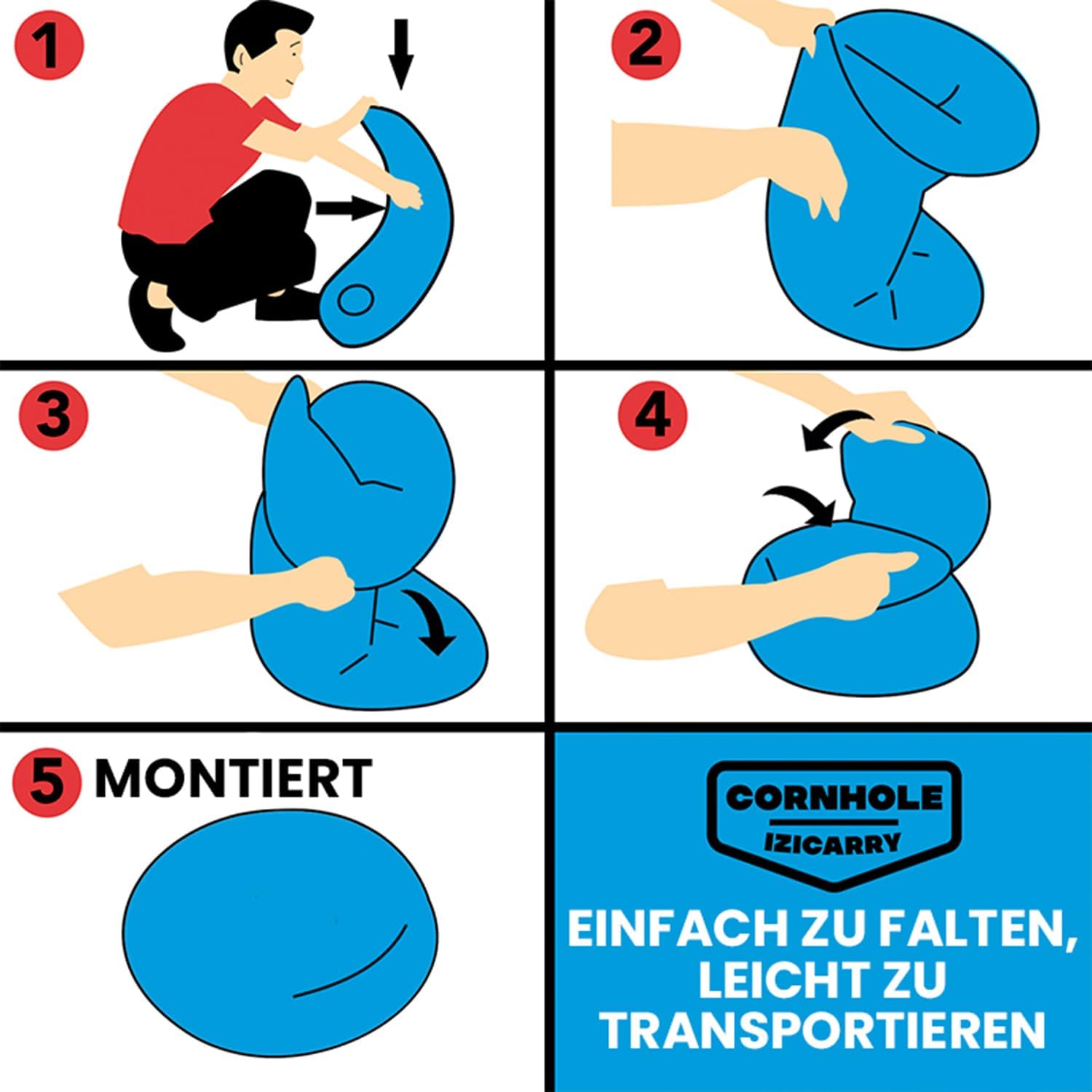 Cornhole szett részletei