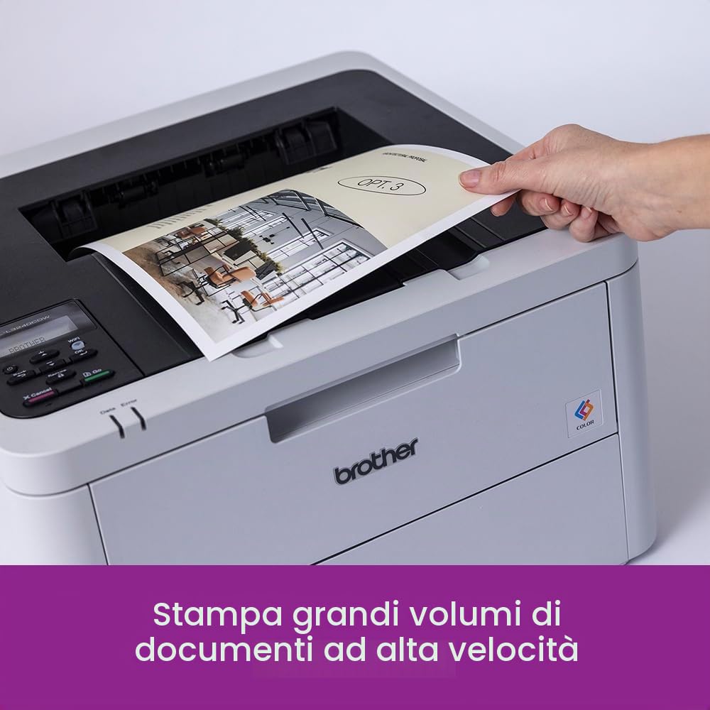 Brother HL-L3240cdw A Colori 600 X 2400 Dpi A4 WI-Fi (hL-L3240cdw Laser Led Solid Ink - Colour Laser 26ppm 600x2400d) - Versione uk