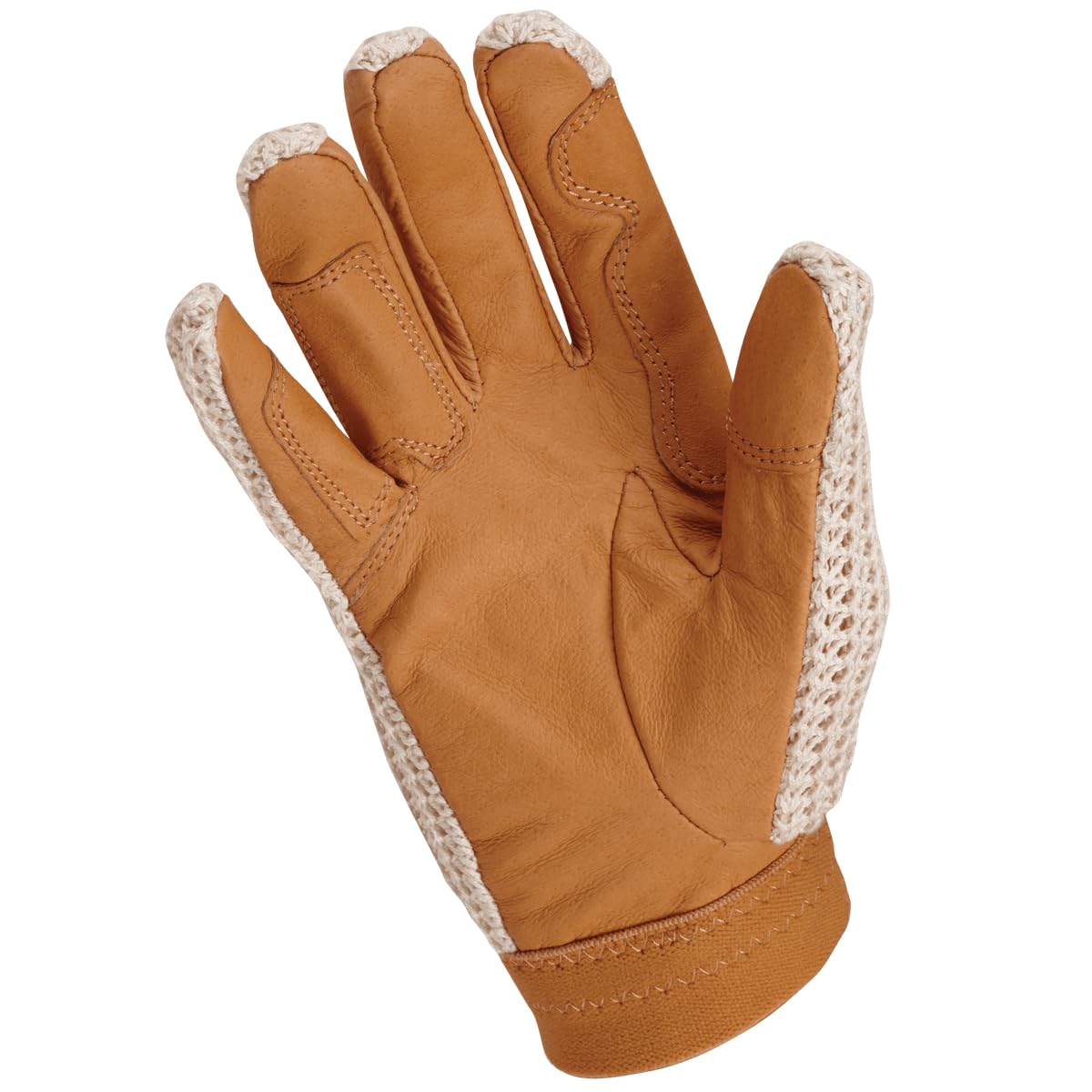 Heritage Performance Gloves, Crochet Riding Glove, Size 11, Tan