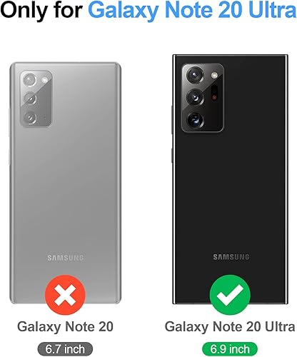 Miniatura 2 de Antsturdy Funda para Samsung Galaxy Note 20 Ultra 5G con tarjetero para mujeres y hombres, funda para teléfono Galaxy Note 20 Ultra 5G, bloqueo