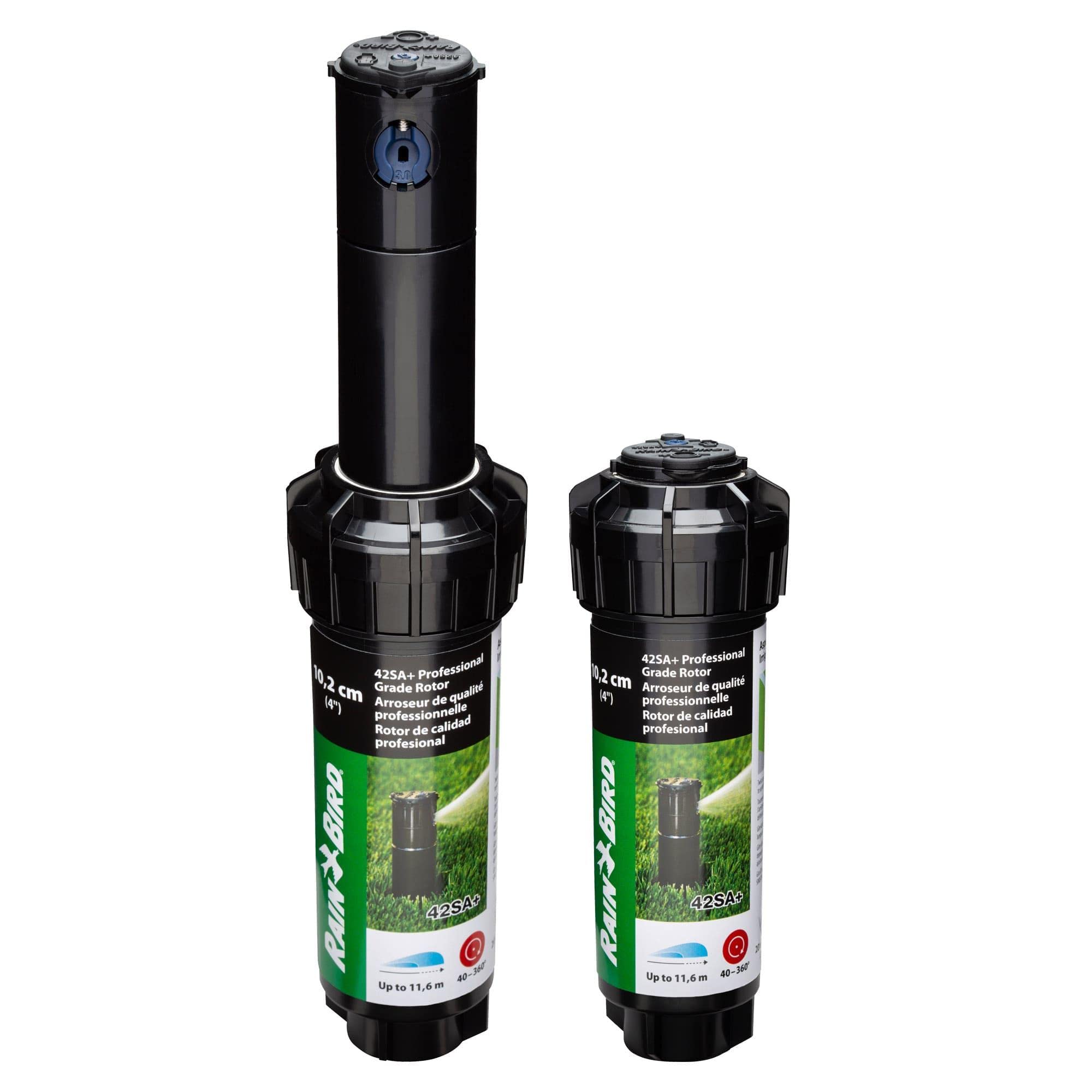 42SA+ Rotor 10 cm, portée 7,6 à 15,2 m Rainbird