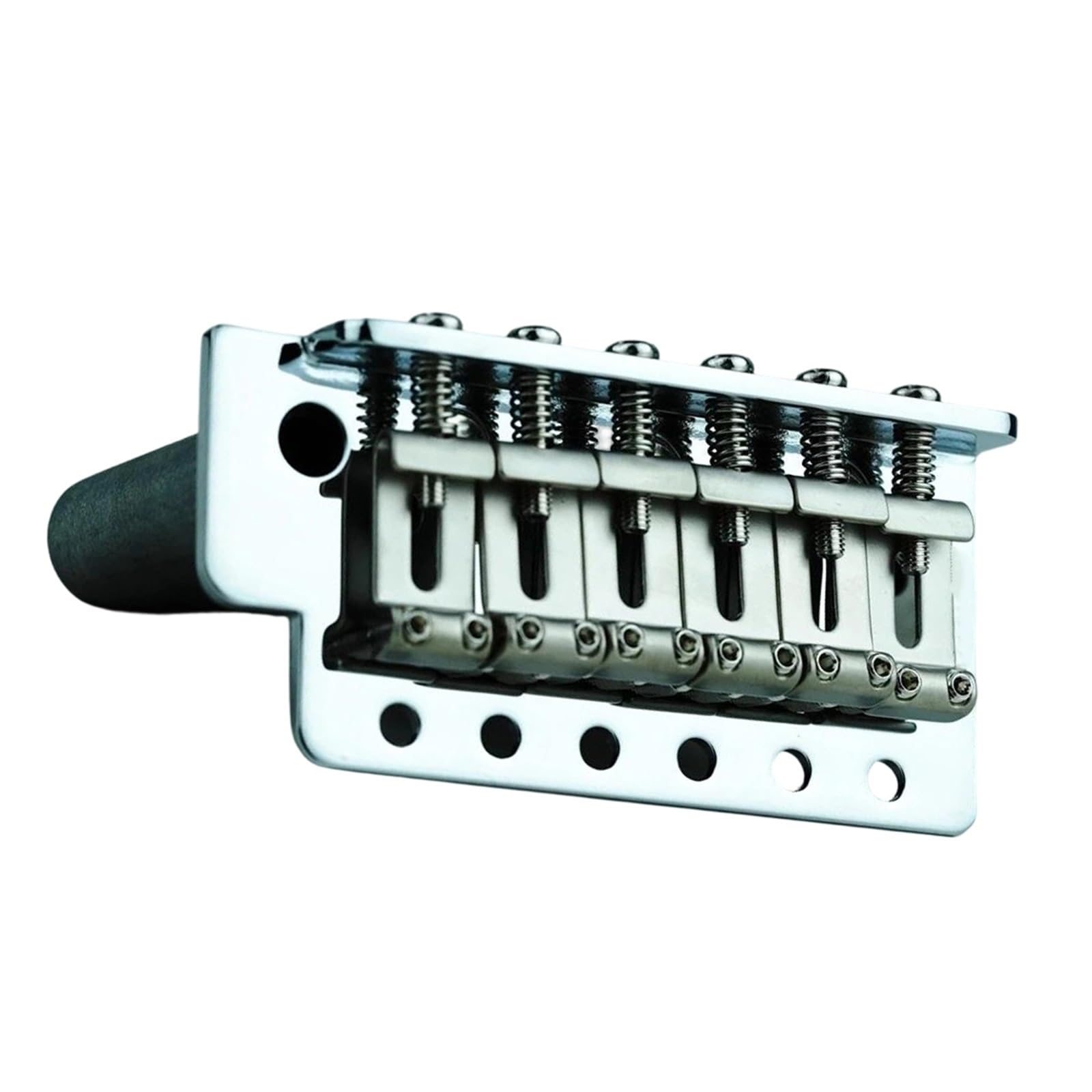 Accesorio Profesional De Puente Trémolo Plateado Cromado Para Guitarras Eléctricas Espaciado Entre Cuerdas De 10.5 Mm Puente De Guitarra Profesional
