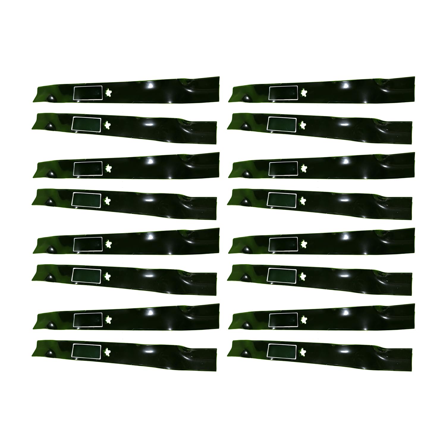 Juego de 16 cuchillas para cortacésped de 42 pulgadas 134149 532134149 777134149 compatible con Craftsman LT1000 LT2000 YT3000 compatible con Husqvarna YTH2042 YTH18542 compatible con