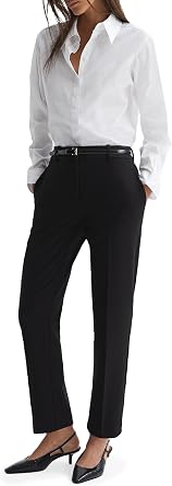 REISS Womens GABI Slim Leg Trouser