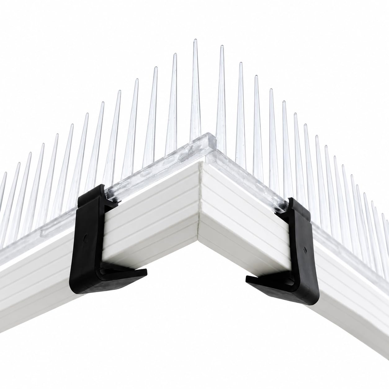 PARC Bird Spikes for Solar Panel with Stand | 1 ft Spikes for Bird & Pigeon | Polycarbonate Anti-Bird Strip | 30–40mm Panels Thickness | Solar Panel Protection Problem Solutions (Set of 50 pcs)-image-22