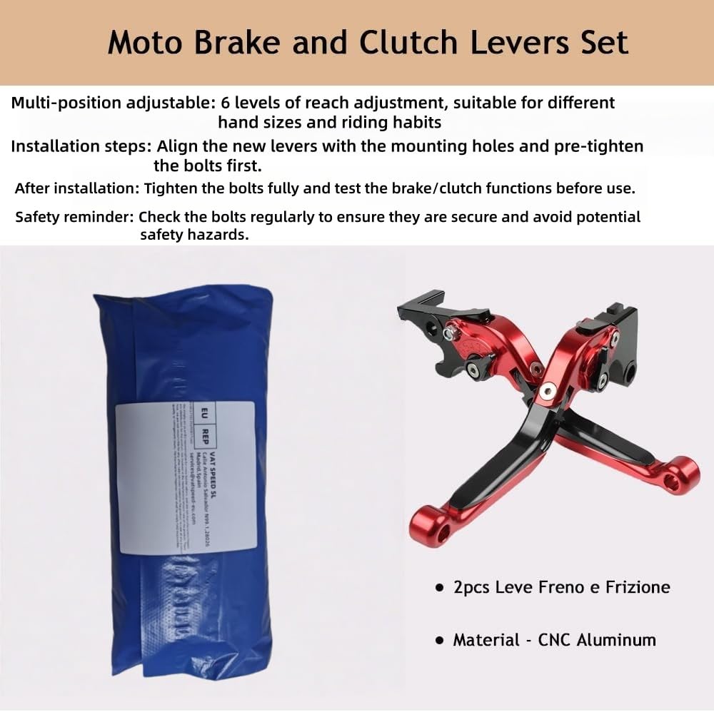 Per X-MAX XMAX125 XMAX250 XMAX 300 XMAX400 2015-2022 Moto pieghevole freno leve di frizione, di alluminio di CNC Accessori moto pieghevole regolabile Leve freno Nero+blu