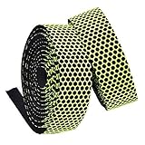 NO LOGO ZZB-Cheba, 5 Farben Rennrad Silikon Lenkerband Anti-Rutsch Dreidimensionale Hive Comb Gürtel Atmungsaktive Ultraleicht Bike Bar Tape (Color : Green)