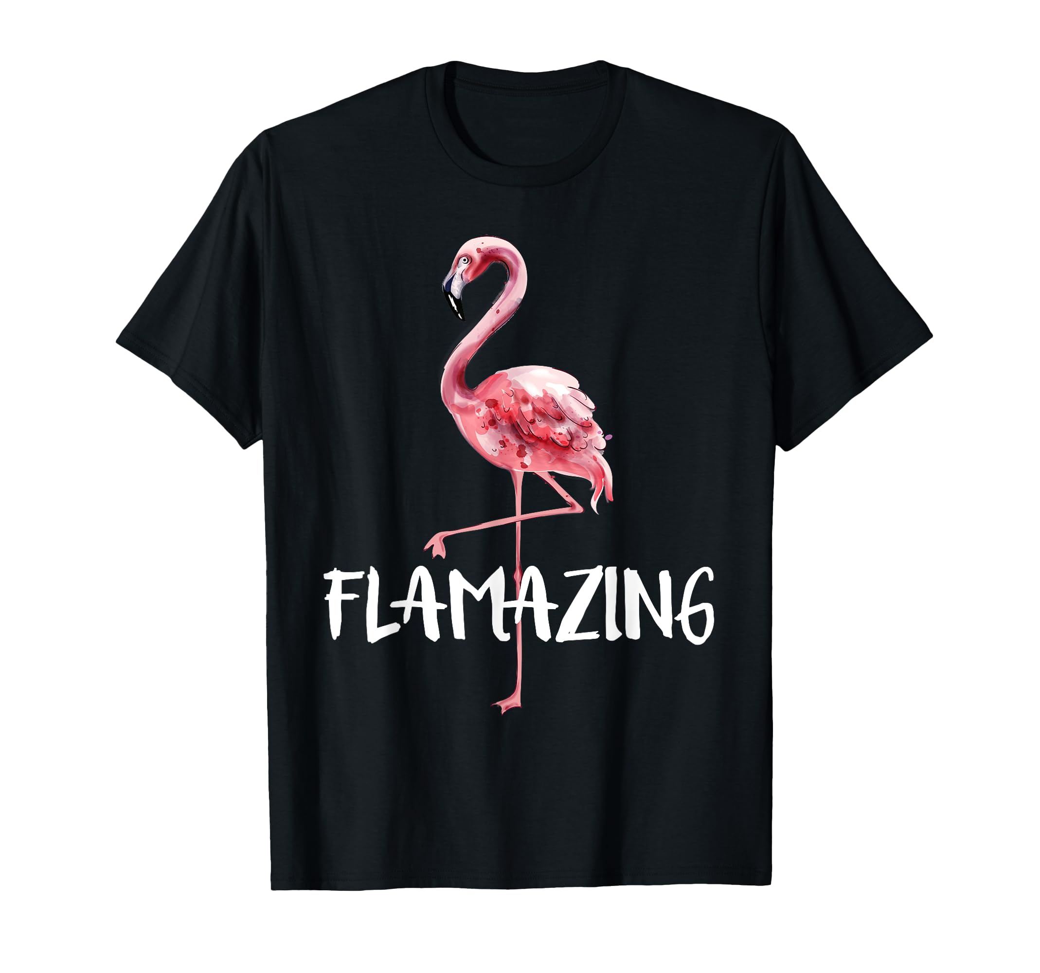 Flamazing Pink Flamingo Novelty Flamingo Lover Funny Gift T-Shirt
