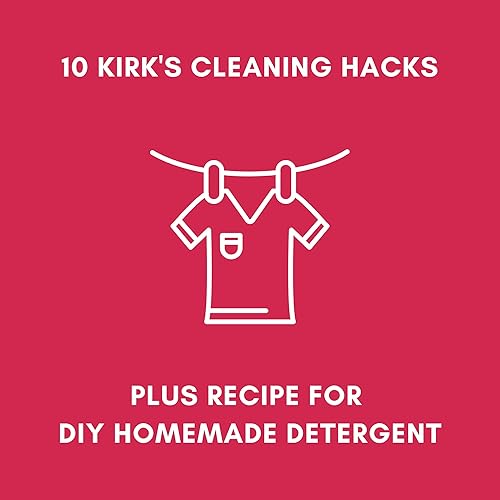 Miniatura 6 de Kirks - Paquete de barra de aceite de coco puro de Castilla de alta calidad, incluye 1 barra de jabón de baño de coco Kirk's sin fragancia, soporte