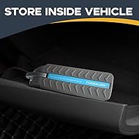 Vista 5 de TOOENJOY Escalón universal de aluminio para puerta de coche para acceso al techo del coche, pedal de soporte con ajuste de 5 marchas