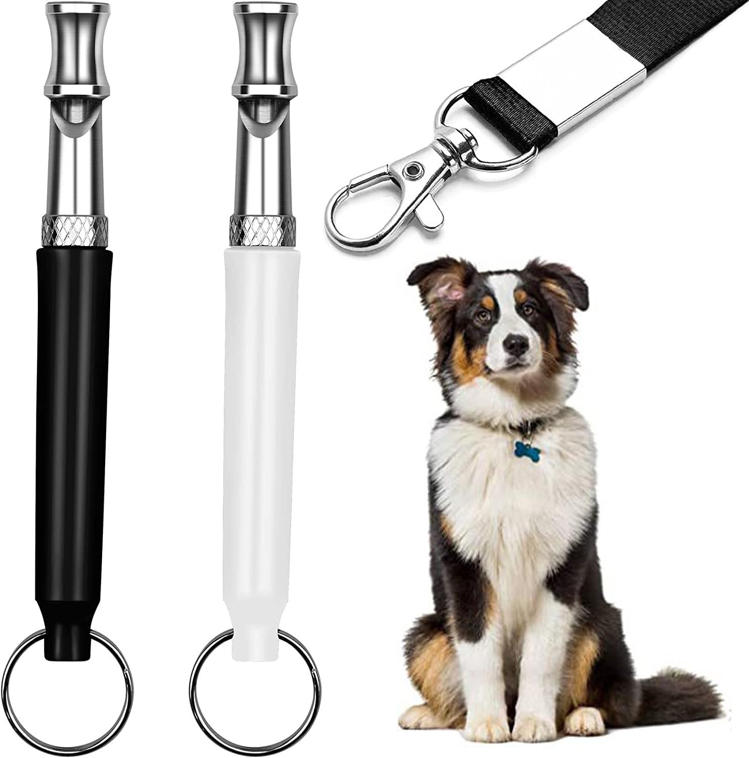 Photo 1 of ?2PCS? Silent Dog Whistle, Suitable for Long-Distance Recall Training, Suitable for Various Dog Breeds (Such as Golden Retrievers, German Shepherds, Labrador Retrievers, etc.)