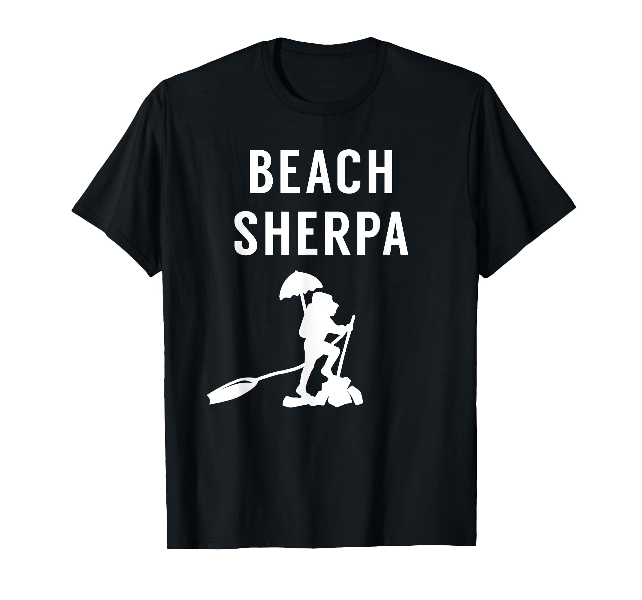 Beach Sherpa - Funny Beach Dad T-Shirt for Father's T-Shirt