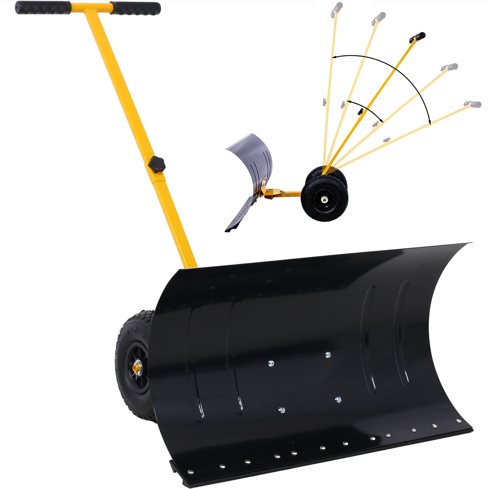Snow Shovel with Wheels - 29