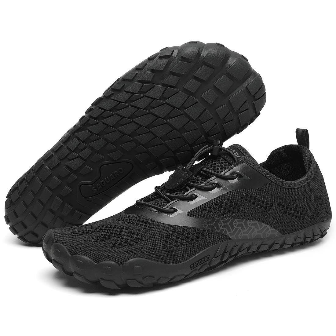 SAGUARO Scarpe Barefoot Minimaliste Uomo Donna - Scarpe Scogli Leggere Traspiranti Antiscivolo - con Padelle Larghe e Zero Gocce