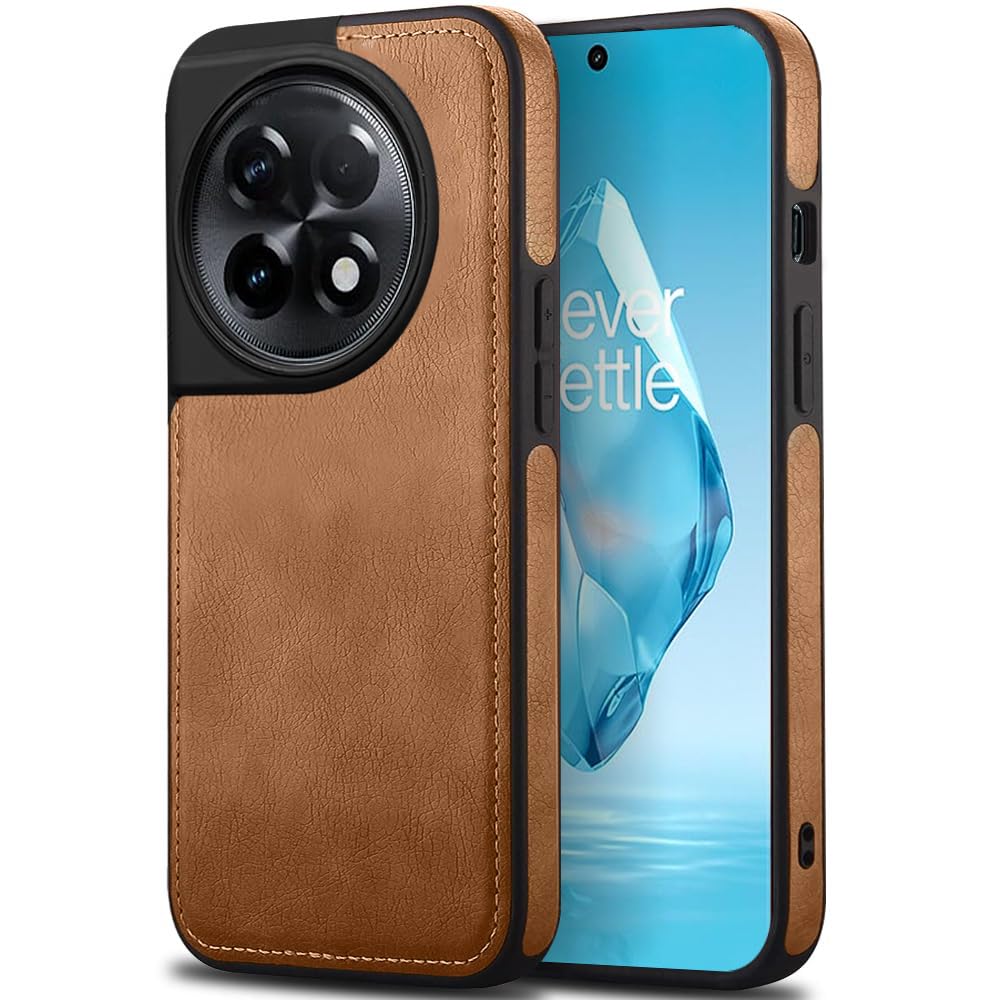 KARWAN®️ Genuine Leather Finish Oneplus 11 Back Cover Case |Shockproof Design |Raised Edges for Camera & Screen Protection |Super Soft - Touch |Leather Case for Oneplus 11(Brown) (B0CTK8XH4D) Amazon Price History, Amazon Price Tracker