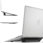 Ringke Laptop Stand Adhesive Foldable Stand for Tablets, Laptops, Computers - Black