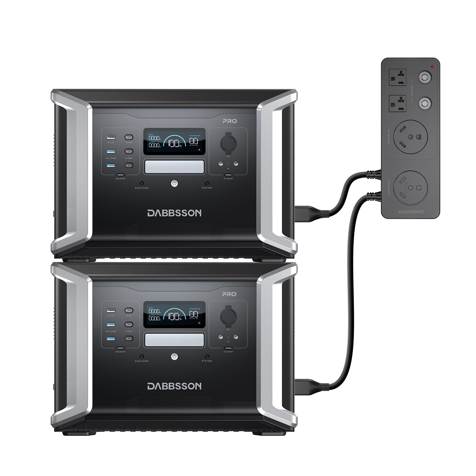 【ほぼ新】DABBSSON DBS1400PRO ポータブル電源 Dabbsson DBS1400 Proポータブル電源| 1382Wh,2400W