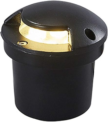 CHHD Lámpara subterránea LED para jardín al aire libre, bajo voltaje, luces en el suelo 124 laterales 3 W, impermeable, IP67, luz enterrada para