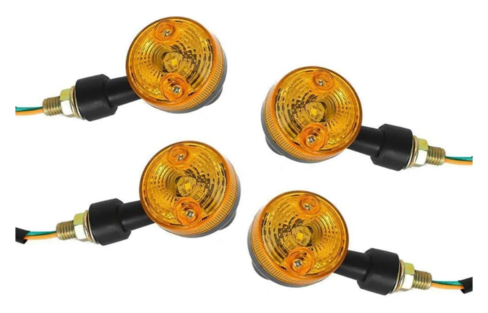 12 V Motocicleta Intermitente Luz Indicadora Intermitentes Ámbar Indicador De Direccional intermitentes moto indicadores