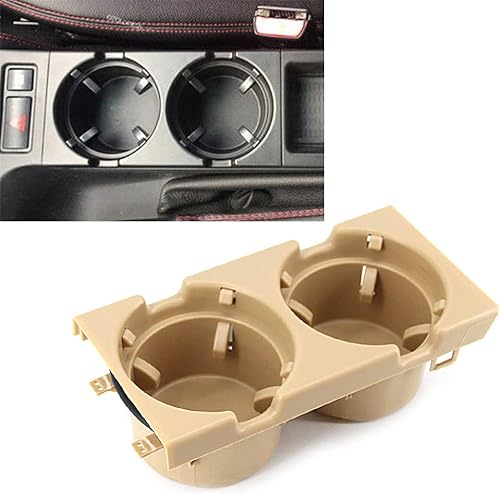 GZYF Conjunto de soporte para botella de bebida para consola central de automóvil, compatible con BMW Serie 3 E46 SedánWagonCompactCoupeConvertible