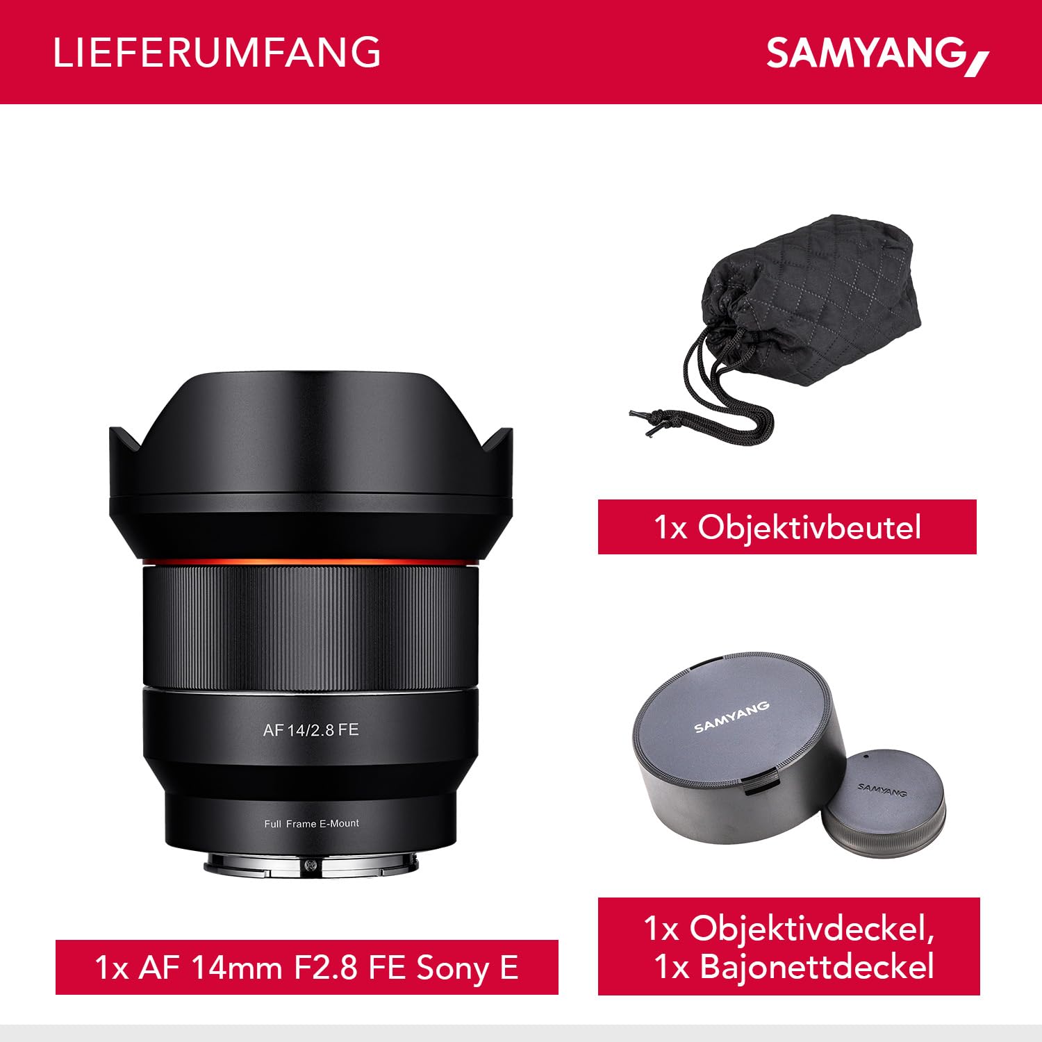 Samyang AF 14mm F2,8 Sony FE - Autofokus Ultra Weitwinkel Objektiv 