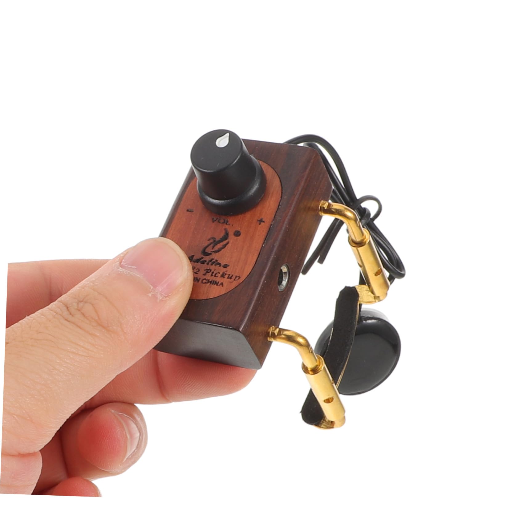 Abaodam Pickup Piezoelettrico Per Violino Violoncello Mandolino Ukulele e Chitarra Acustica Accessorio Per Amplificazione Del Suono Senza Danneggiare La Finitura Per Performance Live e Pra