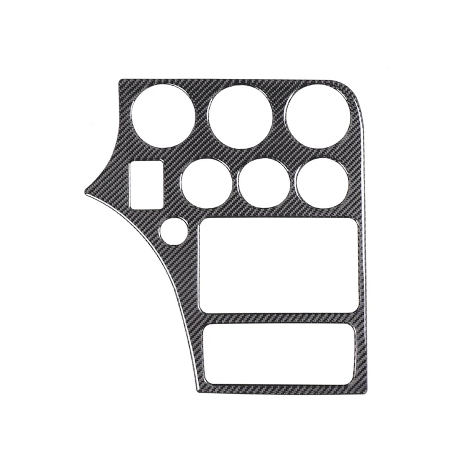 VNHLOTVJL Car Center Console LHD/RHD CD Radio Panel Sticker Interior Accessories Compatible for Alfa Romeo 159 2004-2011 Soft Carbon Fiber(LHD)