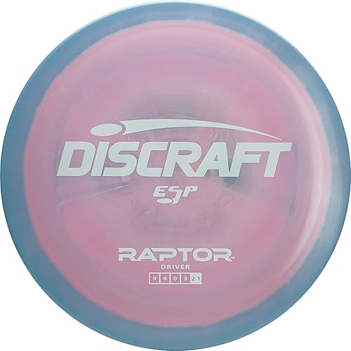 Discraft Disco de golf ESP Raptor de 6.00-6.07 oz de distancia
