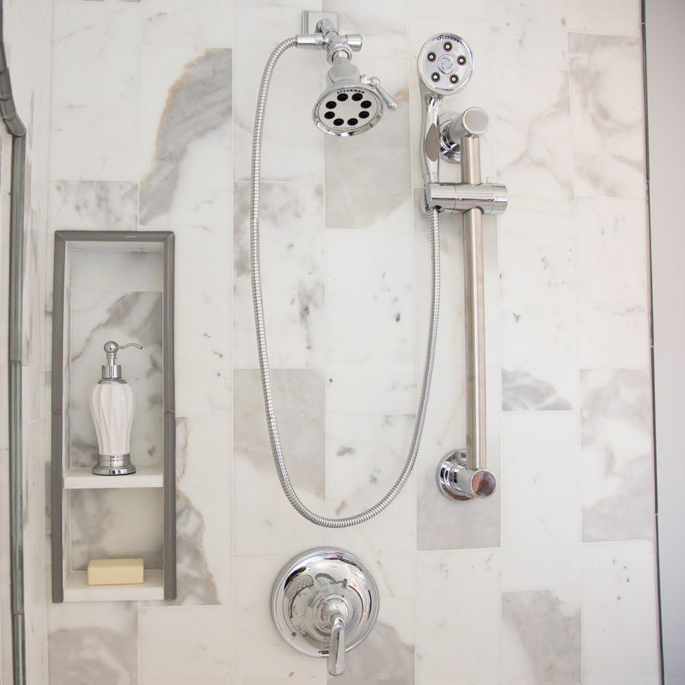 Speakman Retro S-3015 8-Jet Shower Head, 2.5 GPM, Polished Chrome