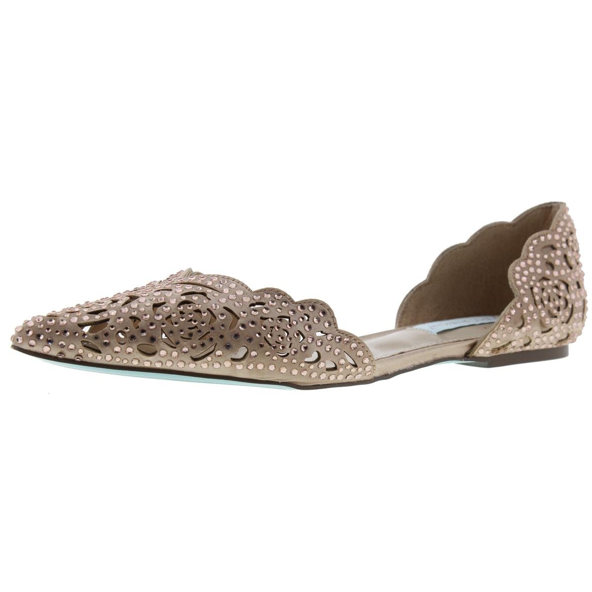 Betsey JohnsonBlue by Betsey Johnson Women's SB-Pearl Sandal, Blush Satin, 4.5 UK