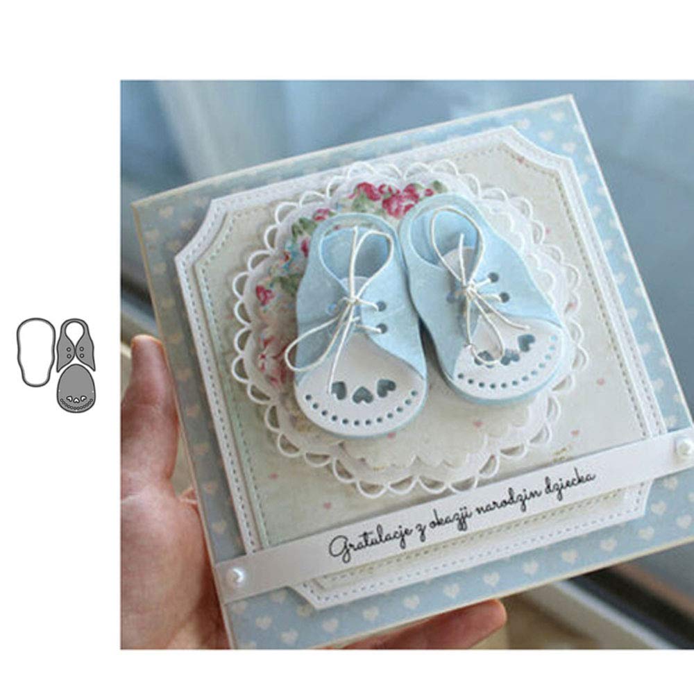 YunTrip Stanzschablone 'Happy Birthday' – Aus Karbonstahl, 12,3x7,1 Cm, Für Karten & Scrapbooking