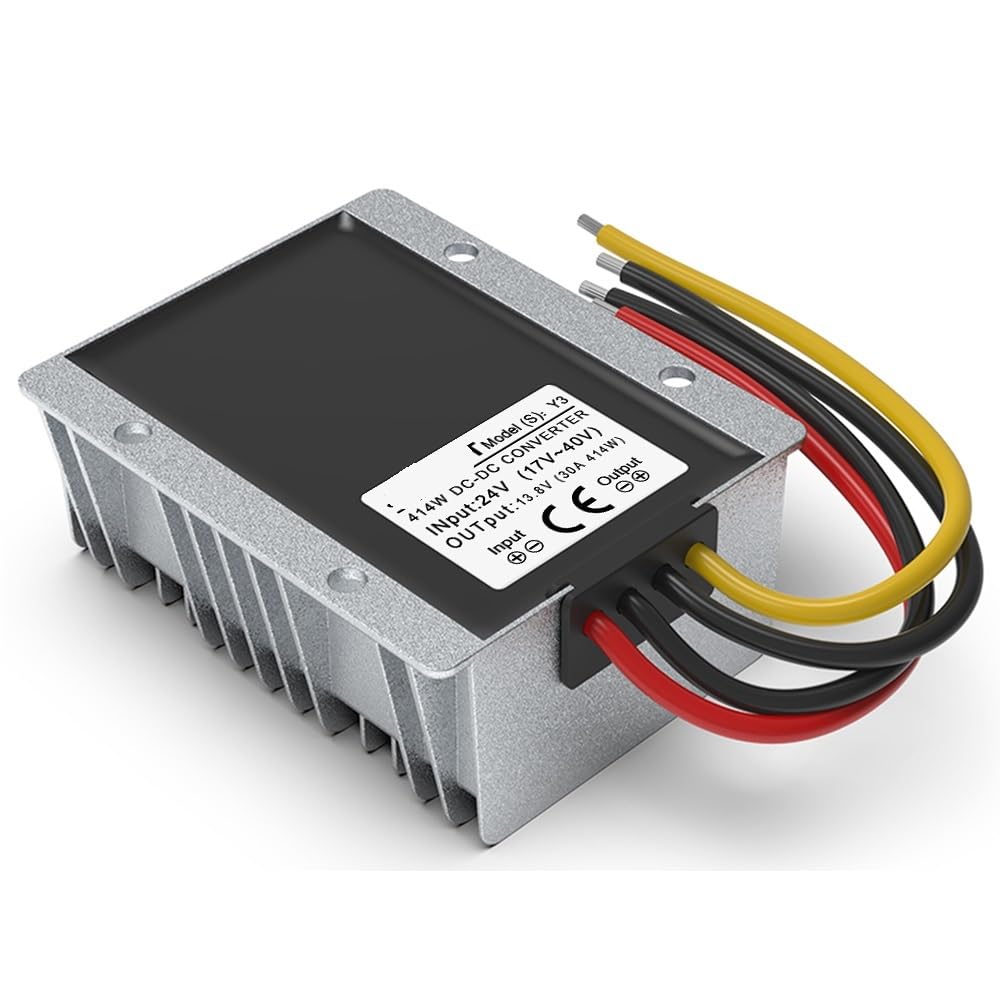 Przetwornica redukcyjna DC-DC 24 V do 13,8 V (wejście 17 V do 40 V, wyjście 35 A), konwerter mocy stałego napięcia