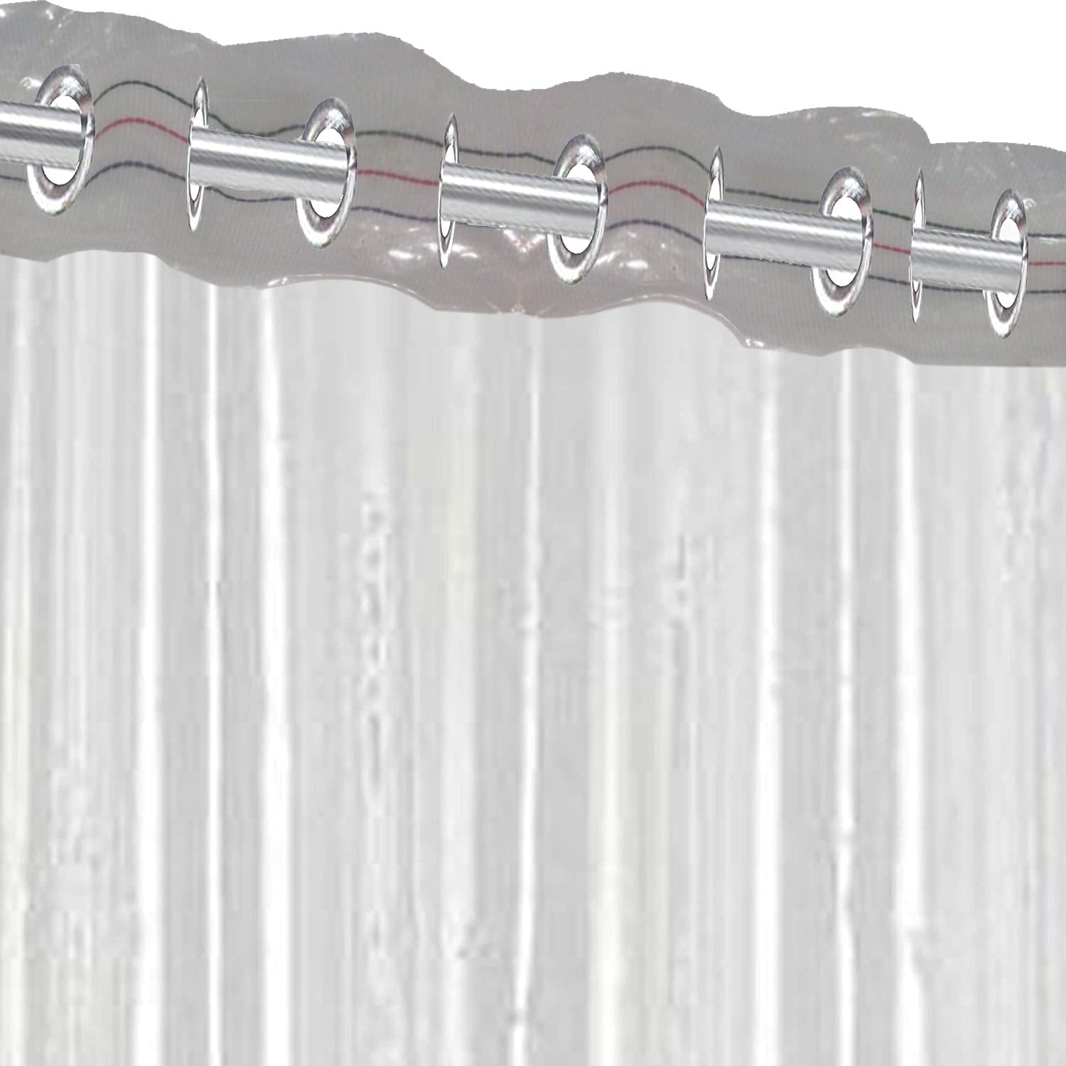 Essoti Pvc Transparent Long Door Curtain Single Grommet Curtains (Solid, Transparent) (4 X 7Ft) (B0B3NBN2BW) Amazon Price History, Amazon Price Tracker