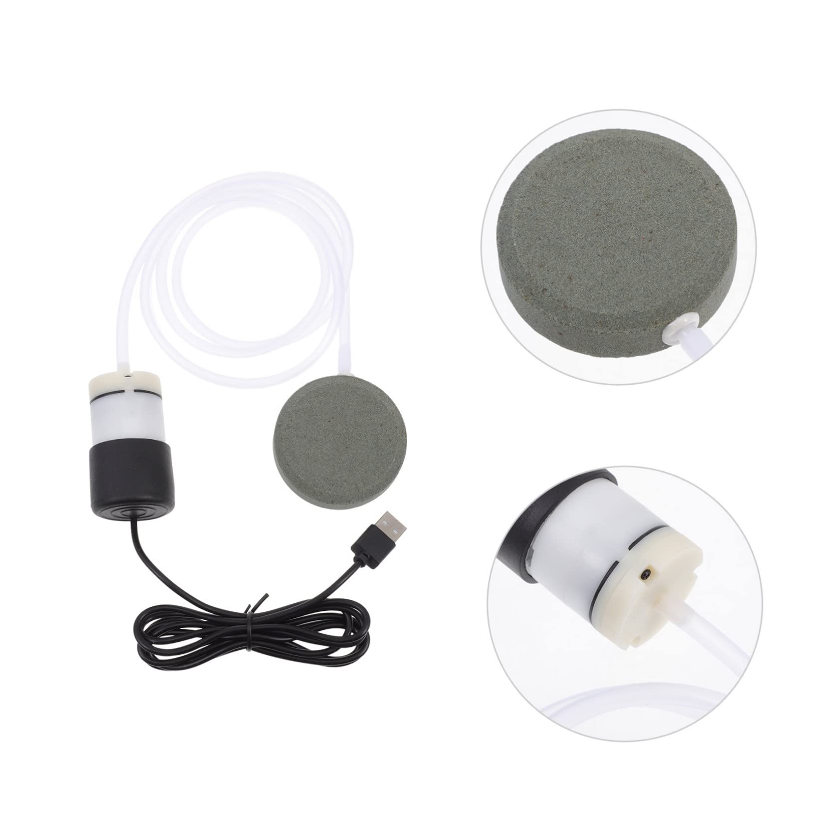 Toddmomy Sauerstoffpumpe Für Fischbecken Aqua Klein Tank Luft Hausbedarf Mini-sauerstoffpumpe USB-sauerstoffpumpen Abs