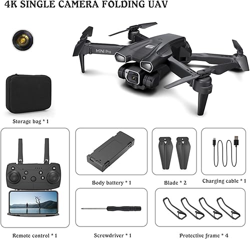 Miniatura 2 de Drones with Camera for Adults 4k - Intelligent Altitude Hold, Gesture PhotoVideo, Key to Take OffLandReturn, Obstacle Avoidance Custom Flight Path,