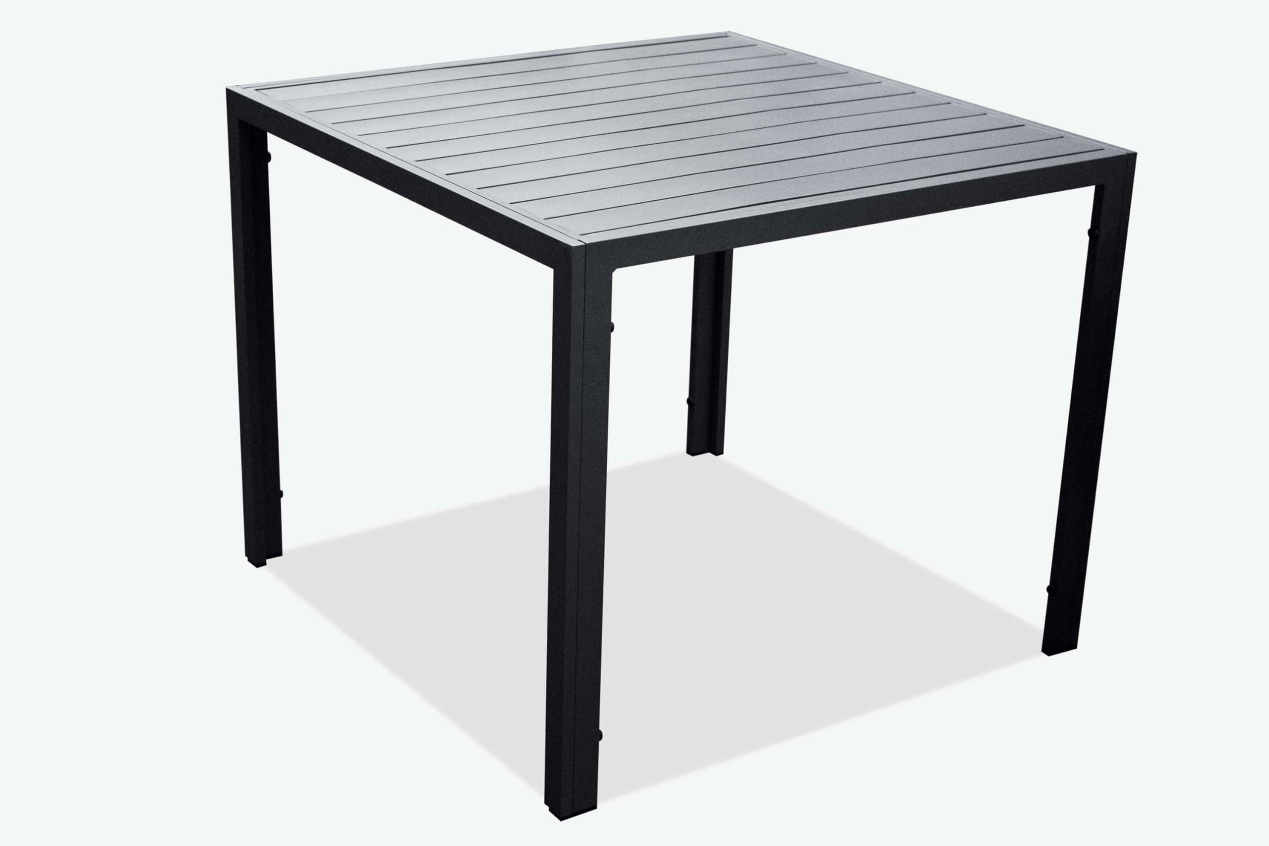 AVANTI TRENDSTORE Copiano - Tavolo da esterno in alluminio di colore antracite, perfetto come tavolo da pranzo all'aperto. Misure: 90x75x90 cm