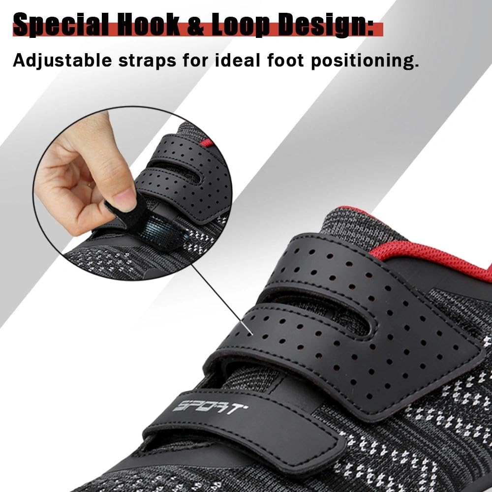 ULTIANT Radsportschuhe für Damen und Herren, kompatibel mit Peloton-Indoor-Radsportschuhen, Rennradschuhe mit Look SPD SL Delta-Cleats