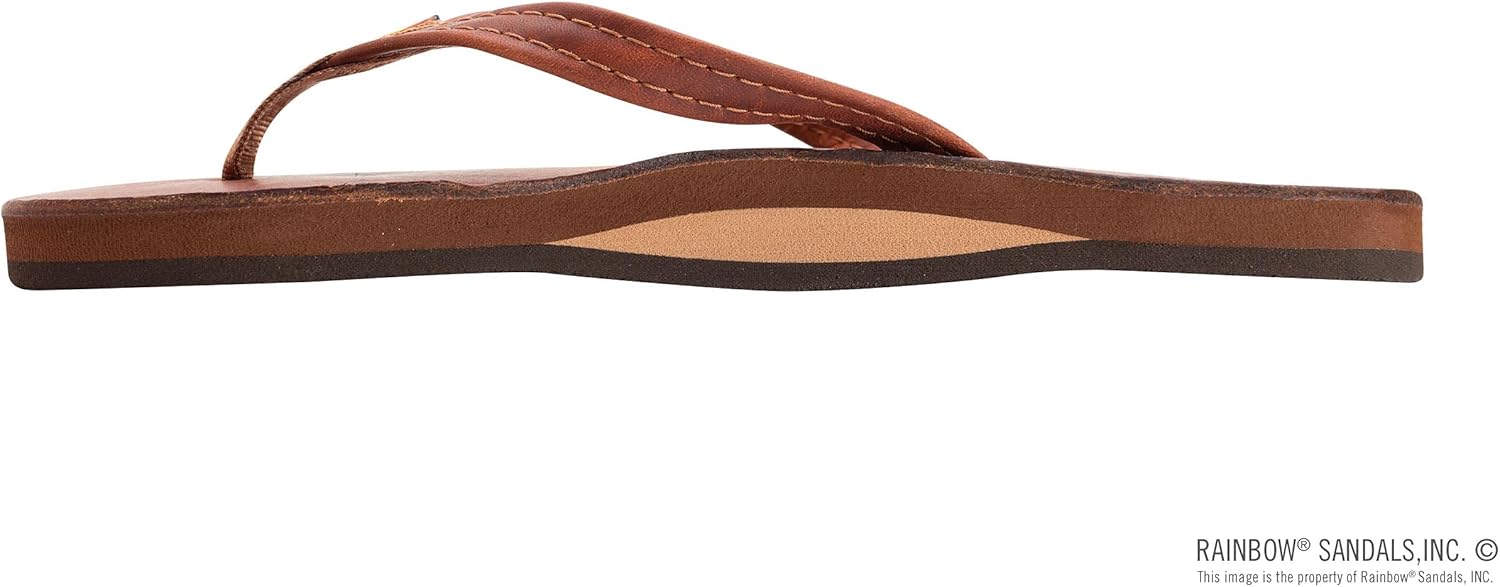  | Rainbow Sandals Ladies Luxury Leather - Single Layer Arch Support With 1/2" Narrow Strap | Shoes