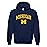 AH03 - Michigan Wolverines Arch Logo Hoodie - 2X-Large - Navy