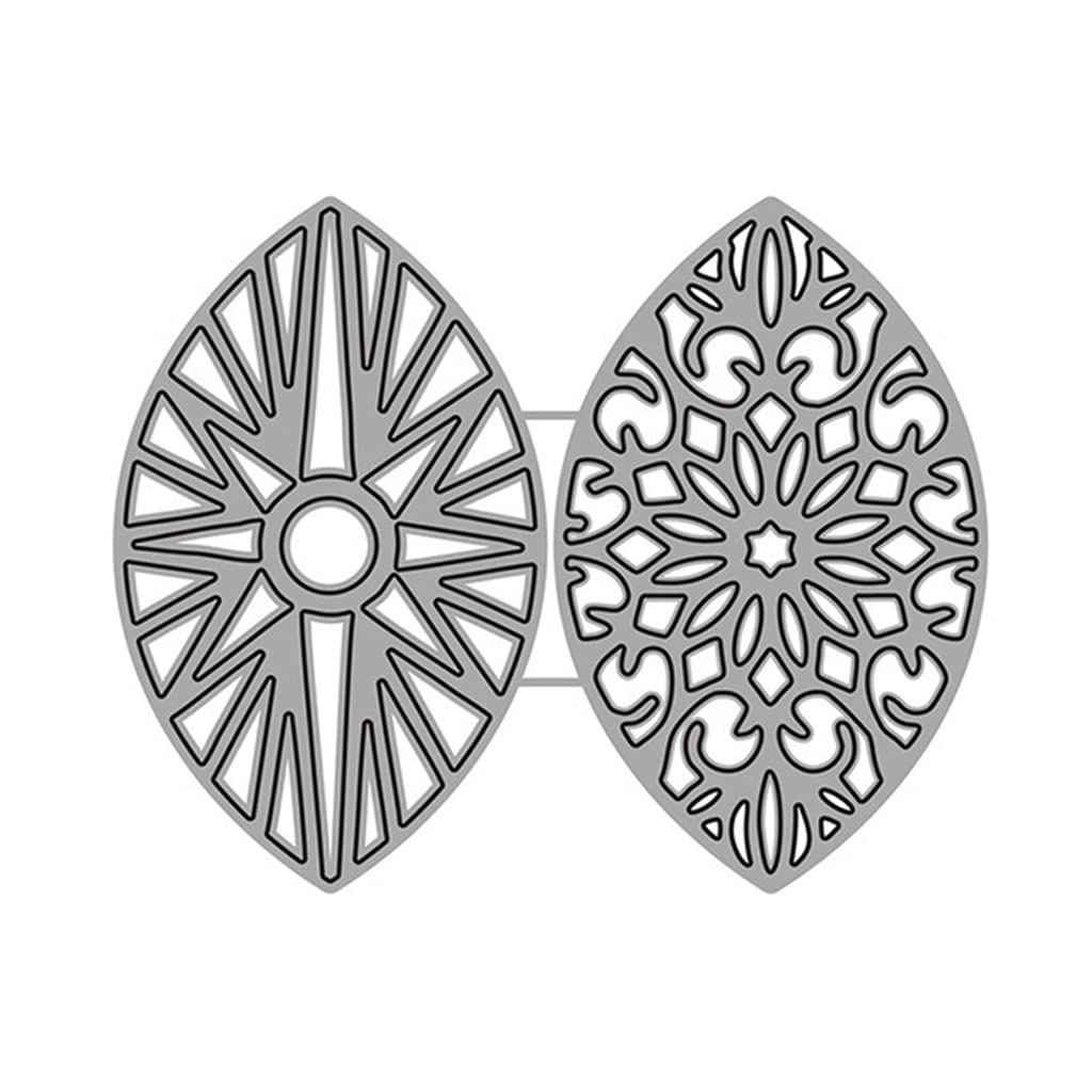 Jazuaiao Creative Metal Die Cuts Exquisite Scrapbooking Embossing Template Christmas Tree Hangings Making Supplie Metal Cutting Dies for Crafting Card Making Christmas